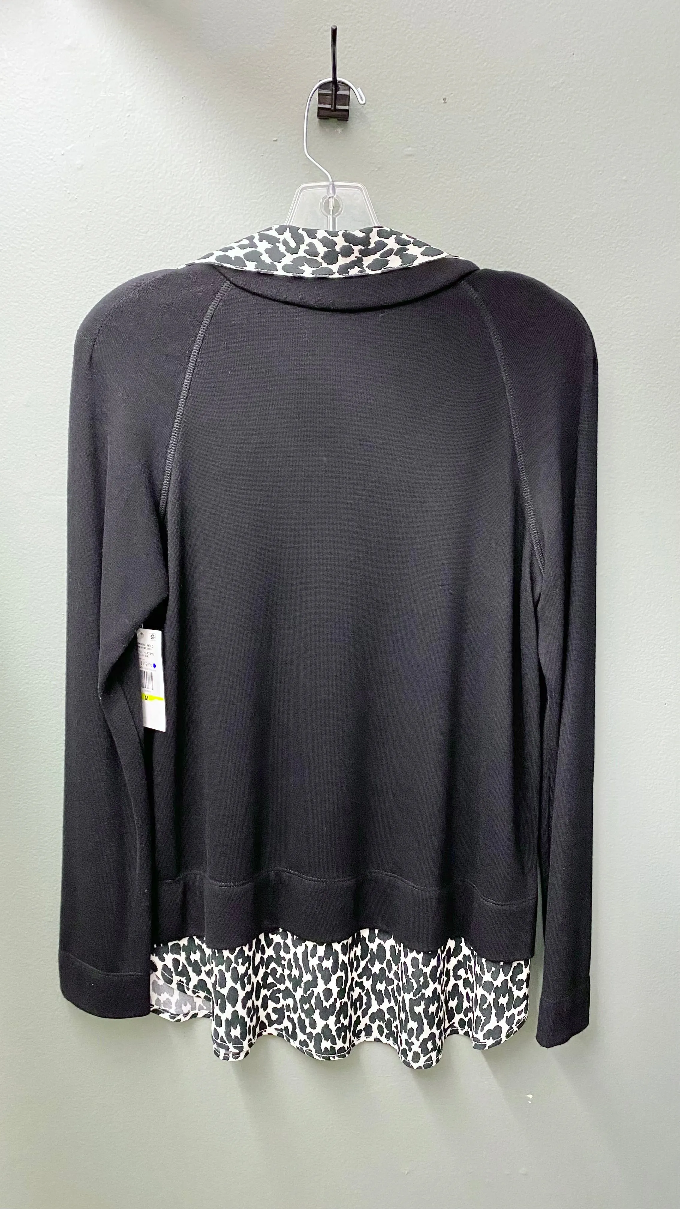 * Clearance - M, XL - Karen Kane Layered Black and White