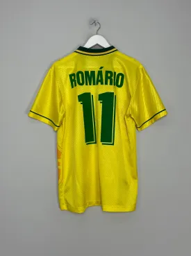 1994/97 BRAZIL ROMARIO #11 HOME SHIRT (M) UMBRO