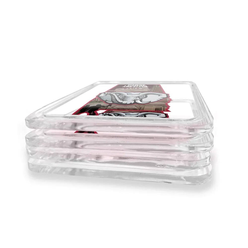 Alabama Crimson Tide - State of Alabama Drink Coaster