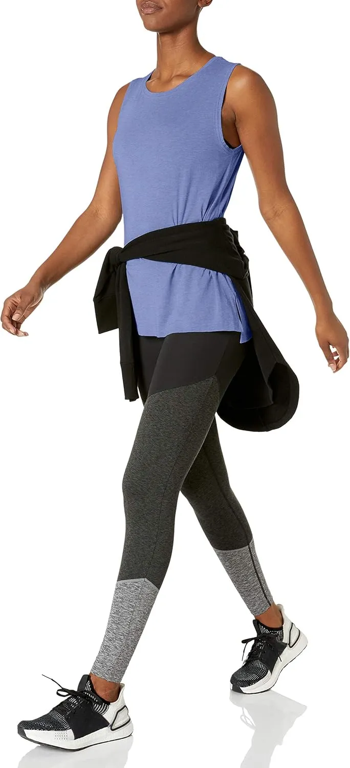 Amazon Essentials Women's Soft Cotton Relaxed-Fit Yoga Tank Top (Available in Plus Size)