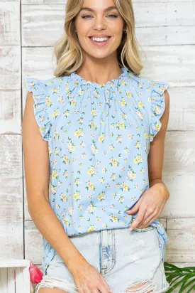 Anne Top - Blue