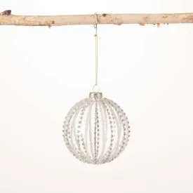Beaded Crystal Ball Ornament