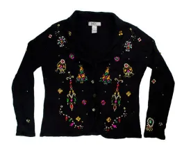 Beaded Holiday-Small Christmas Sweater