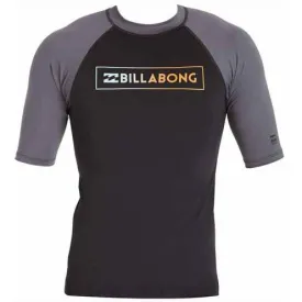 Billabong All Day Raglan Short Sleeve Rashguard Black MWLYEARS