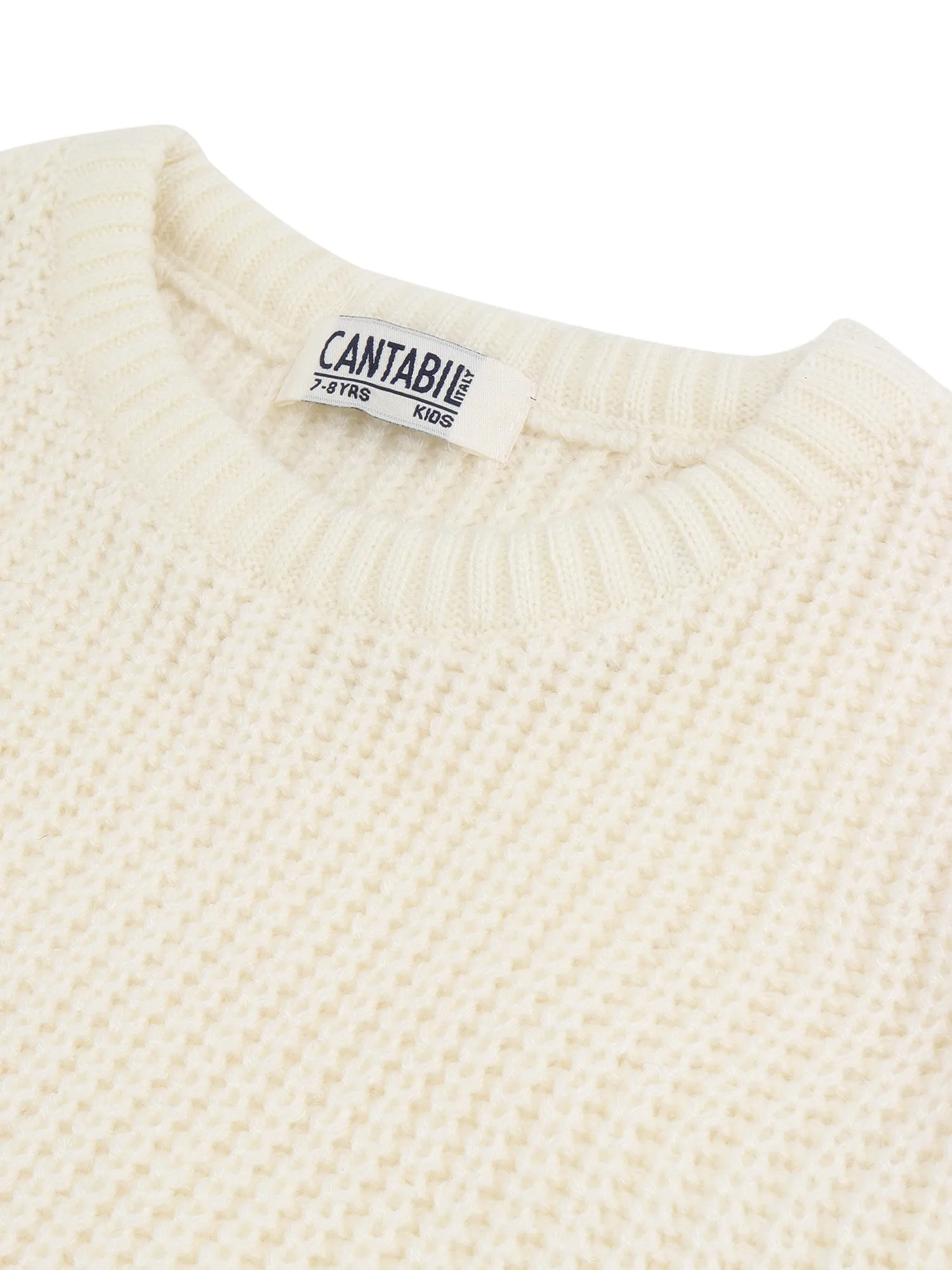 Cantabil Boys Off White Sweater