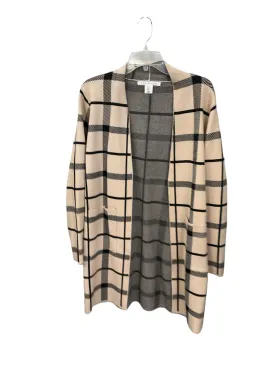 Cardigan By Max Studio In Black & Cream, Size: M