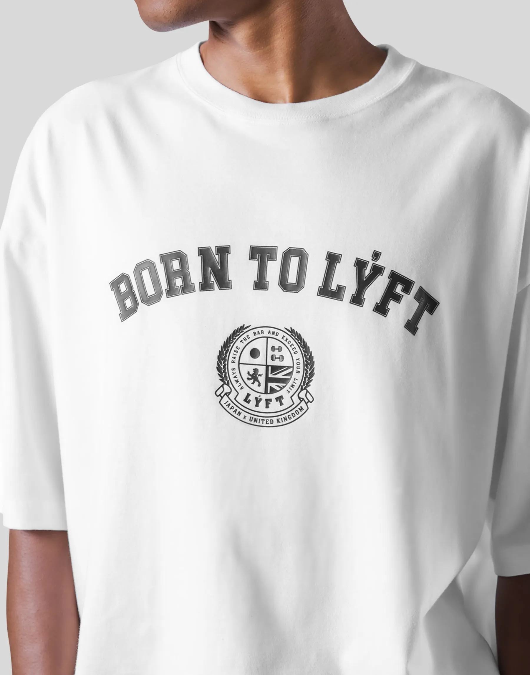 College Logo Big T-Shirt - White