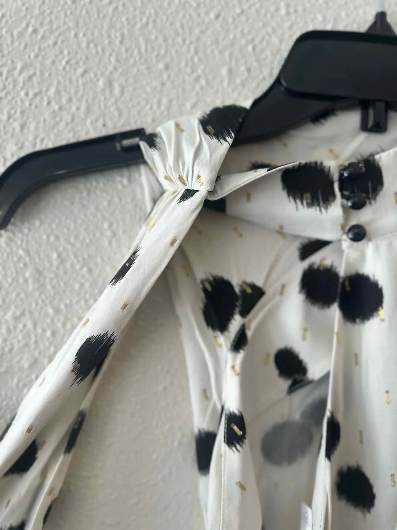 Corey Lynn Calter White Multi Size M Lourdes Shirt