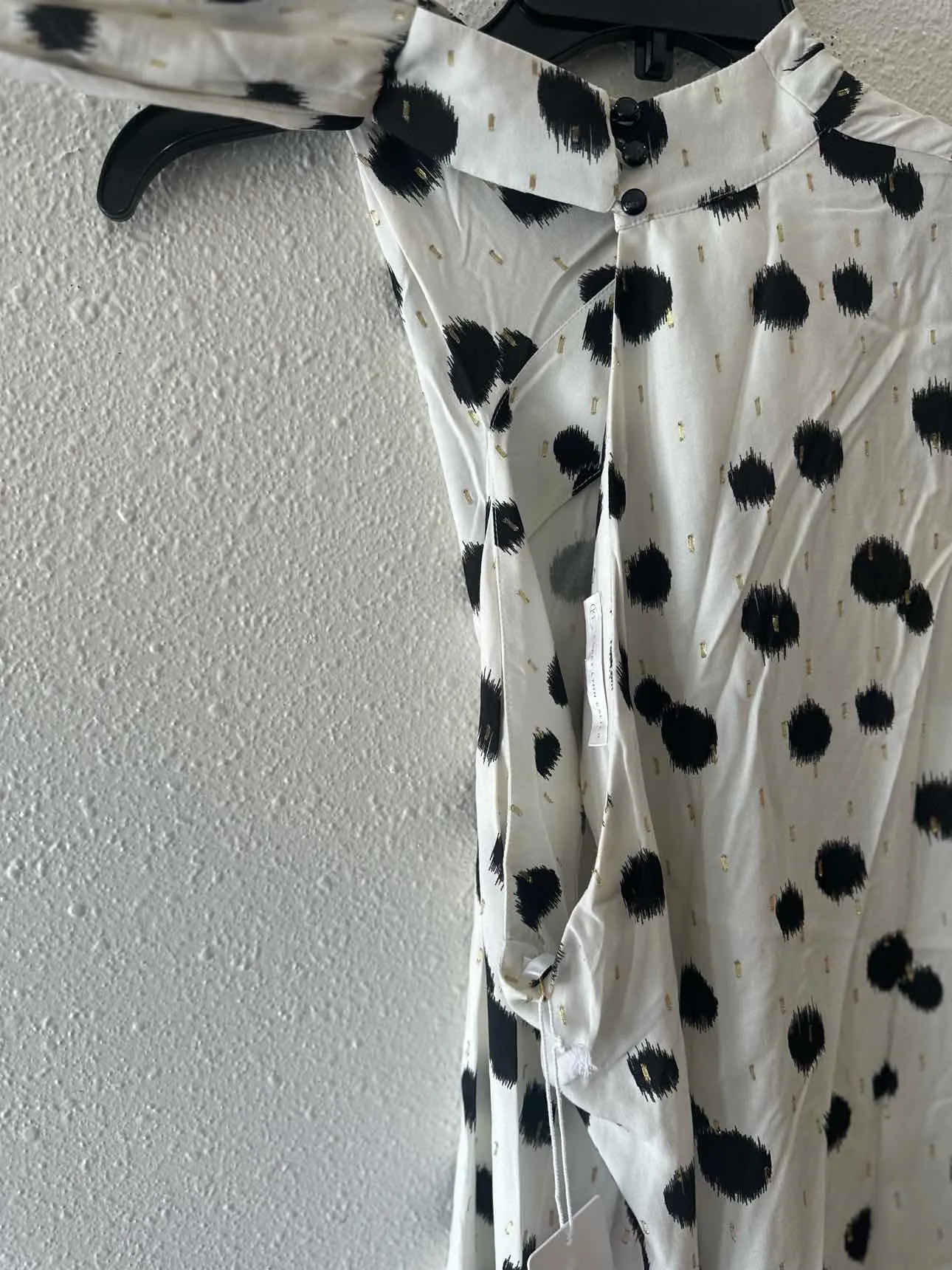 Corey Lynn Calter White Multi Size M Lourdes Shirt