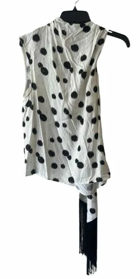 Corey Lynn Calter White Multi Size M Lourdes Shirt