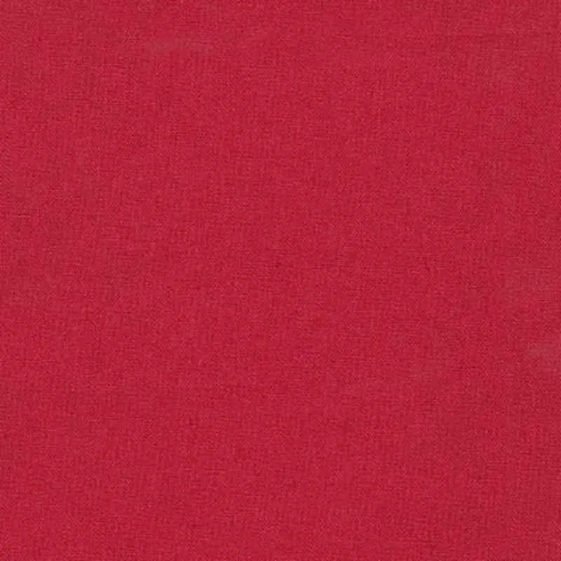 Crimson Essex Linen/Cotton Blend