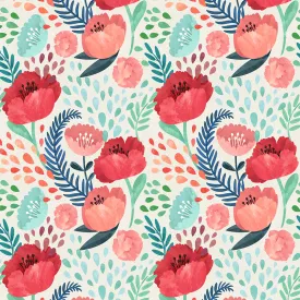 Crimson Poppy Wallpaper Mural