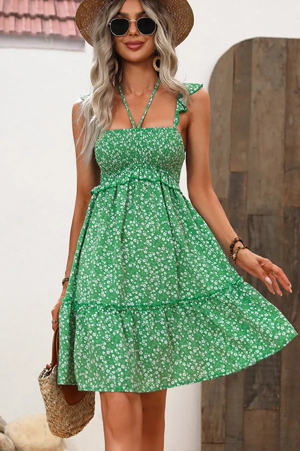 Deep V Neck Short Modern Sleeve Solid Long Dress