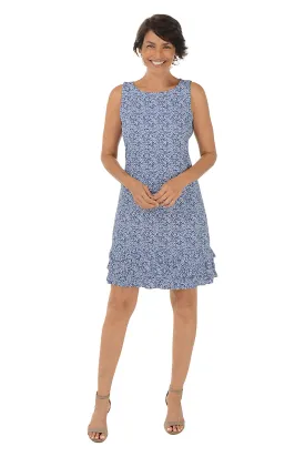 Ditsy Leopard UPF50  Ruffle Dress