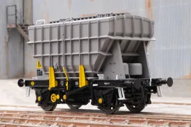 Ellis Clark Trains E3004A Finescale O Gauge Presflo Wagon Plain Grey '8761' (TOPS)