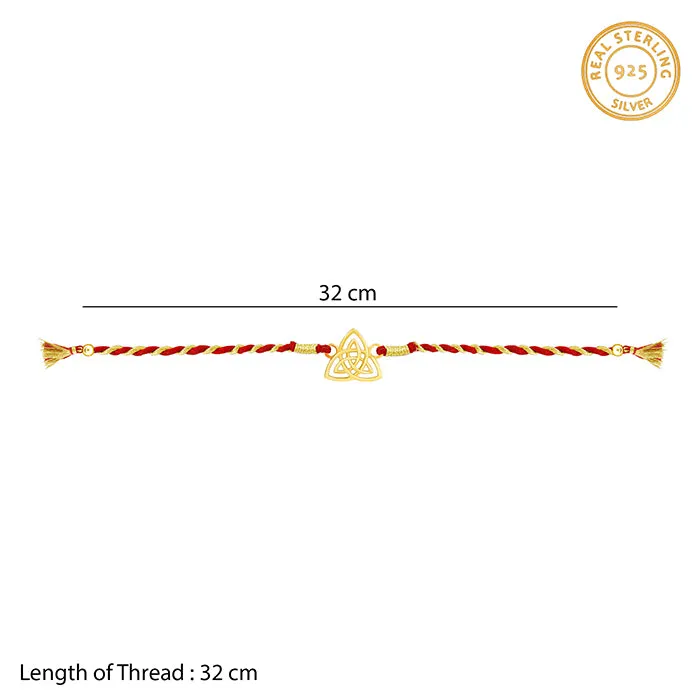 Golden Trinity Rakhi