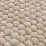 Jindas Rug [Off-White melange & Light brown]