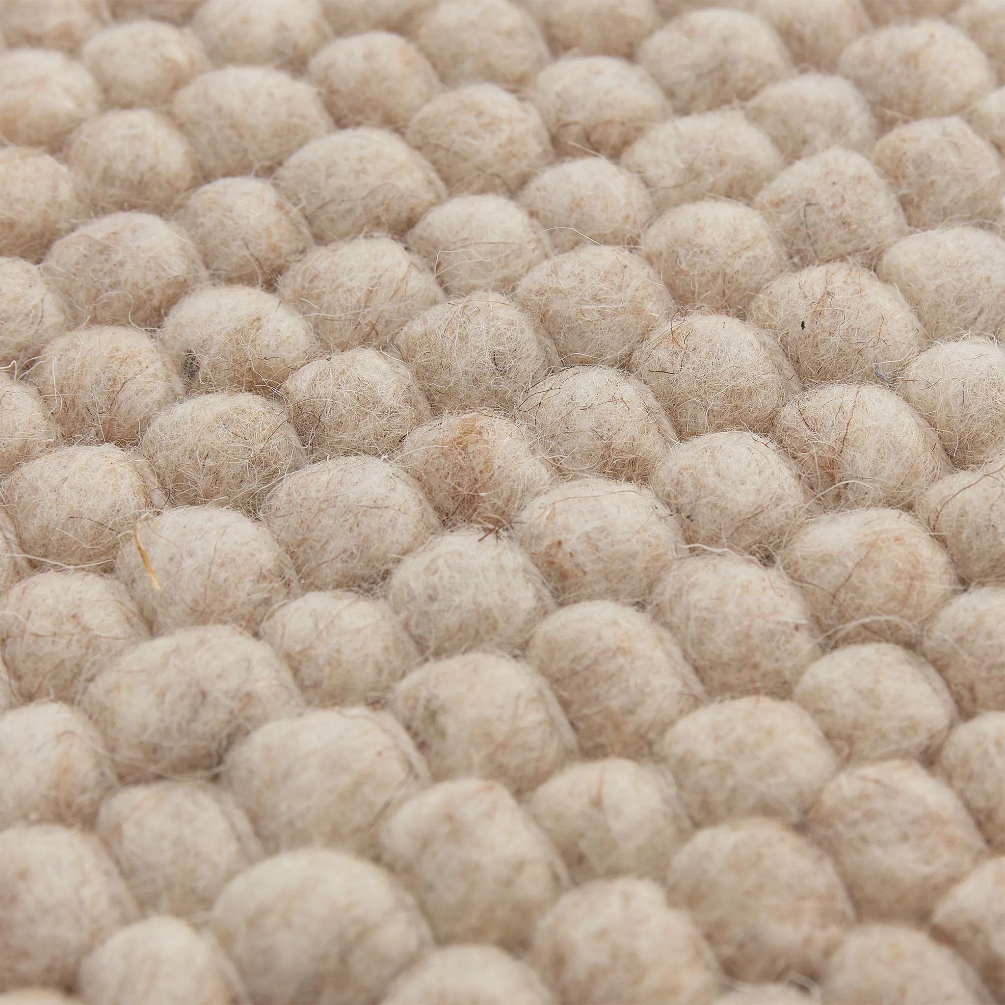 Jindas Rug [Off-White melange & Light brown]