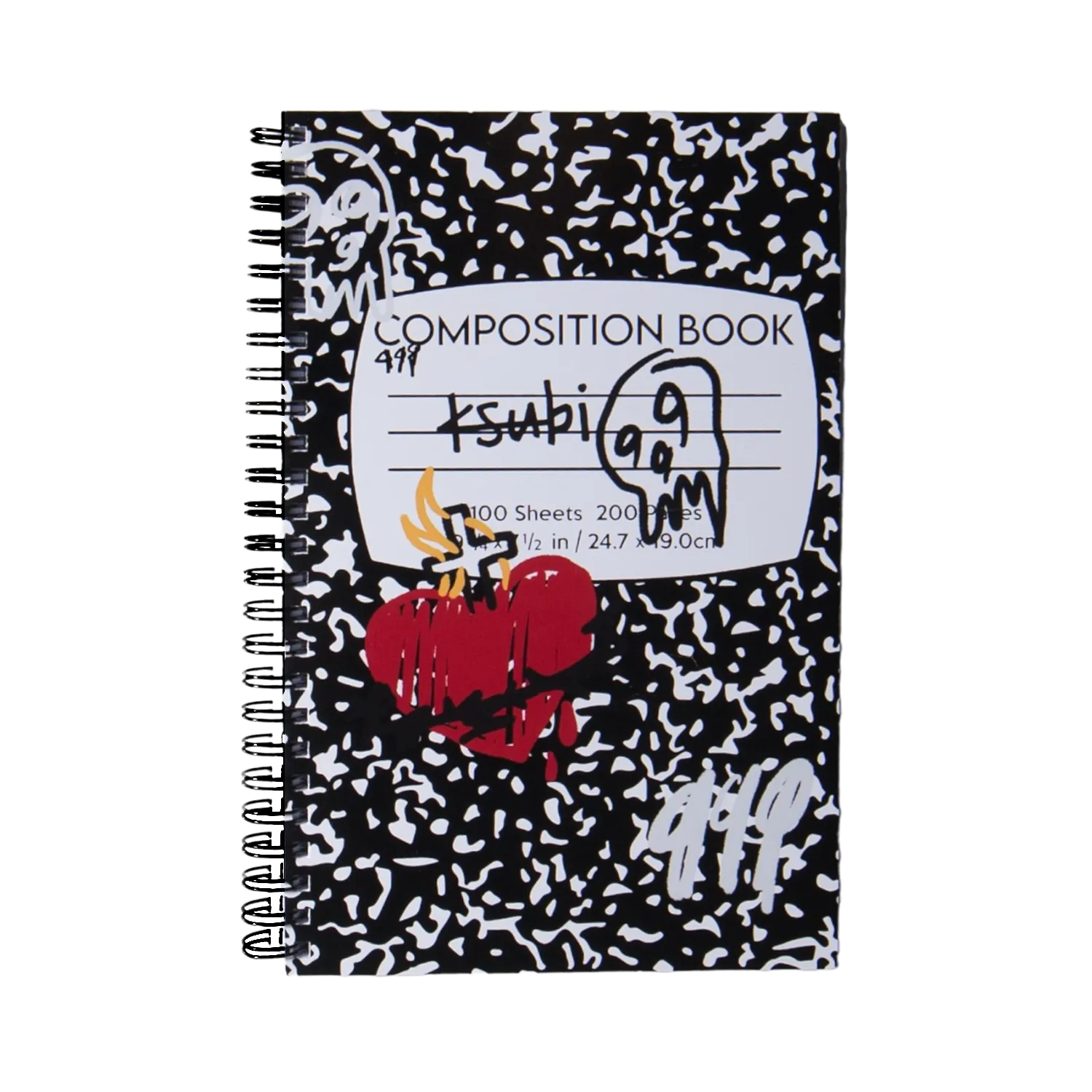 KSUBI x JUICE WRLD NOTEBOOK AND SHARPIE