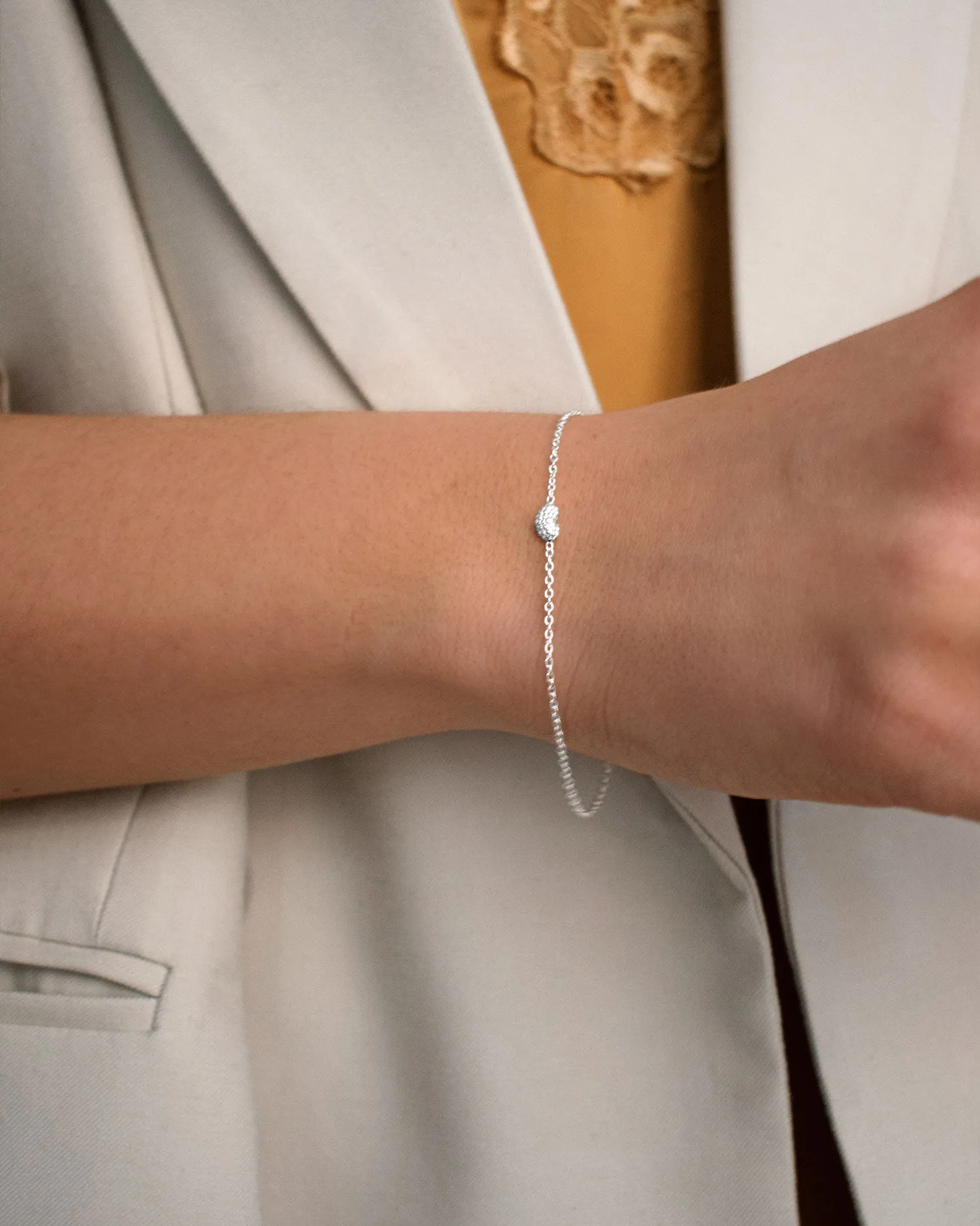 Love bubble bracelet silver