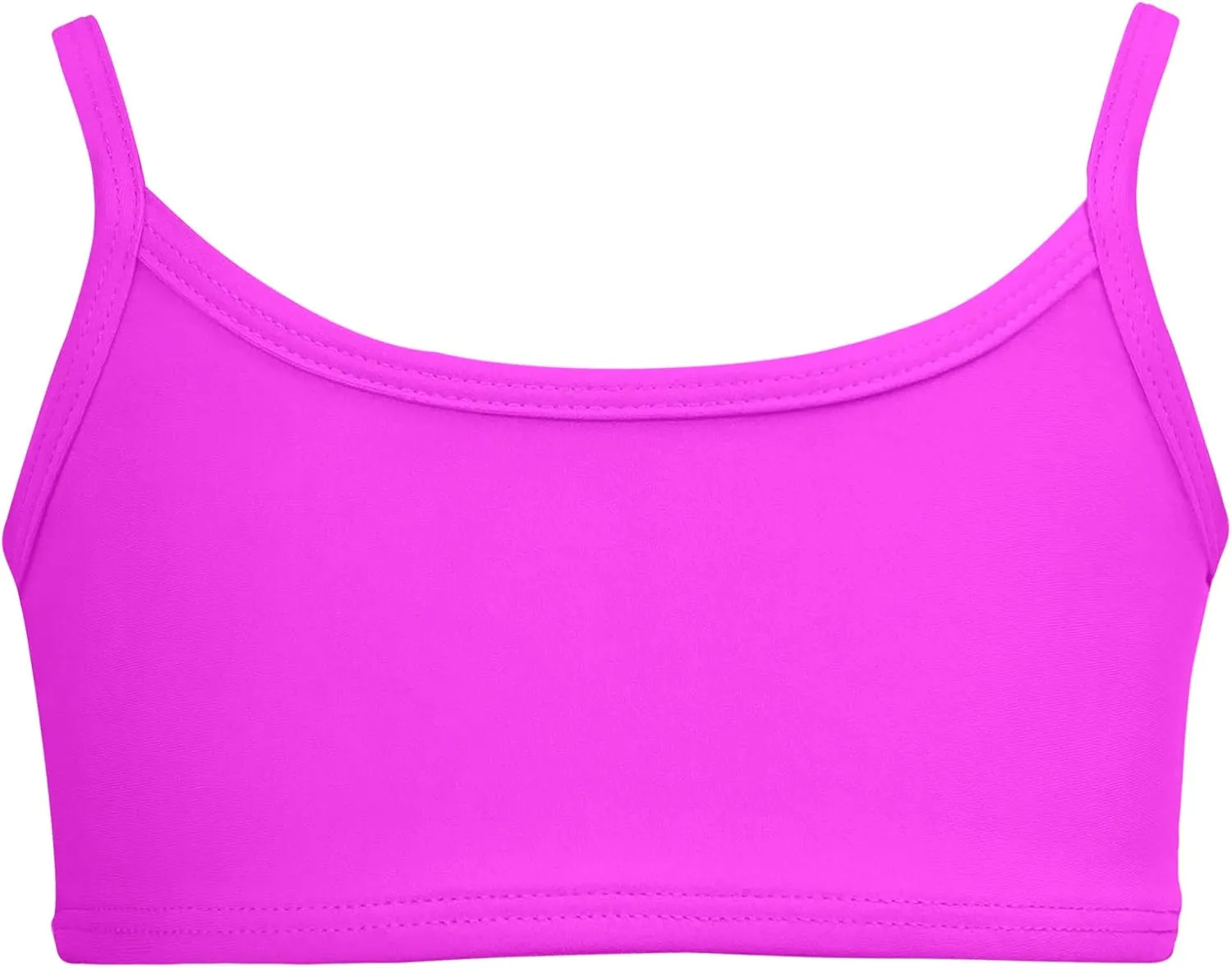 Made in USA Girls Bikini Top for Girls UPF50  Sun Protection Toddler Bathing Suit Rash Guard for Beach Pool Swimwear