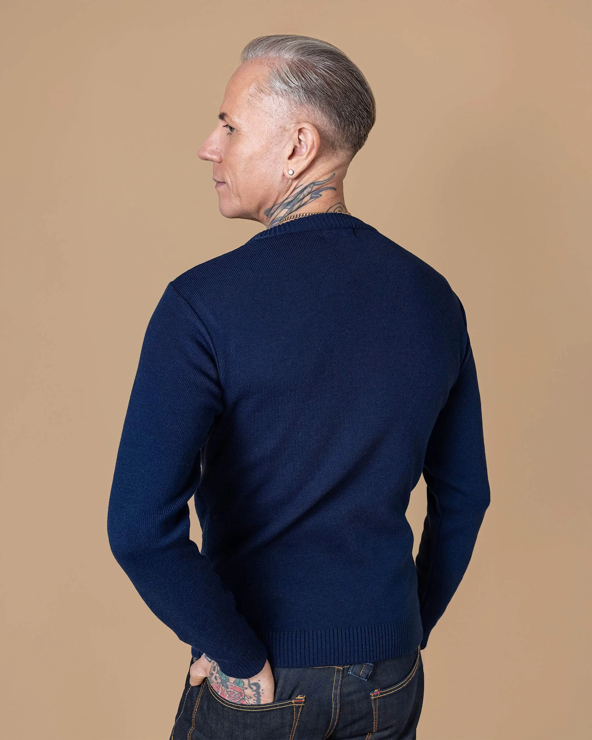 Navy Lightning Bolt Jumper