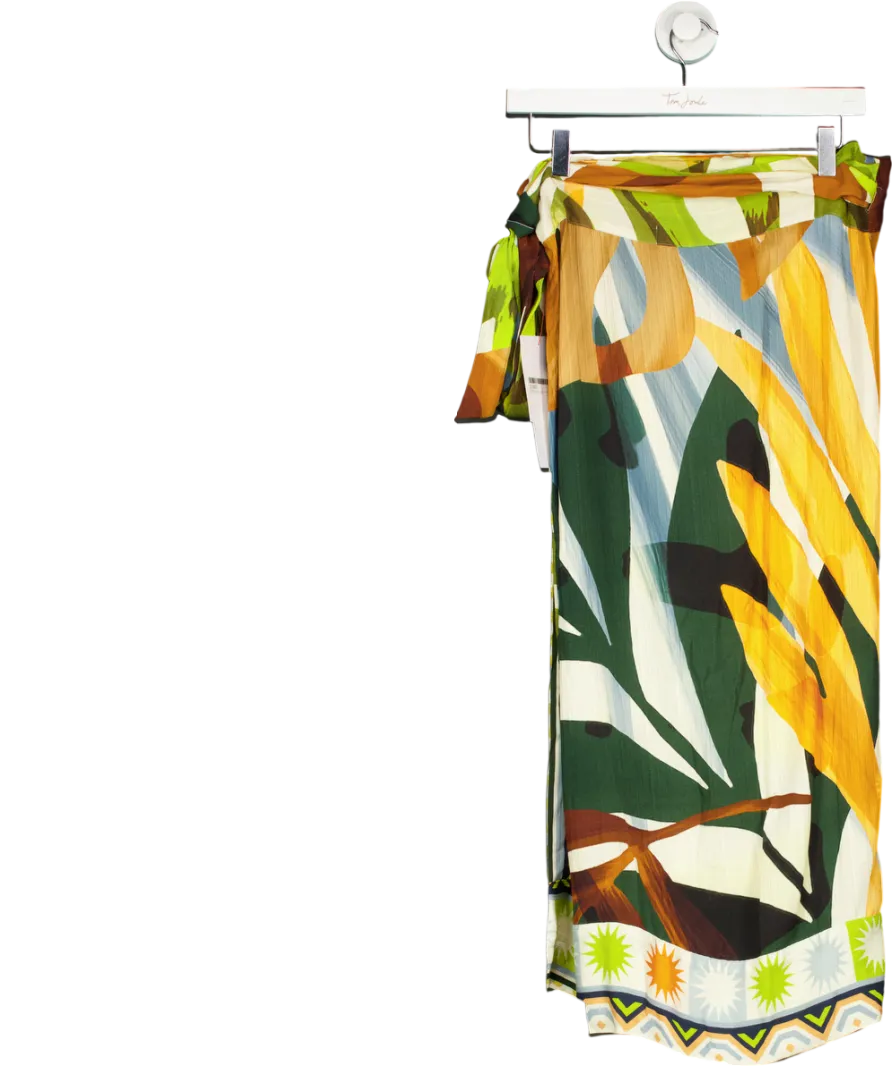 Never Fully Dressed Multicoloured Palm Leaf Jaspre Skirt UK 10