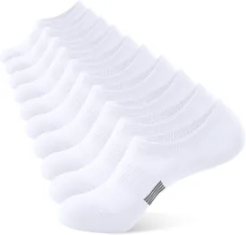 No Show Socks Womens Low Cut Non Slip Athletic Cotton Invisible Women Sock 5 Pairs