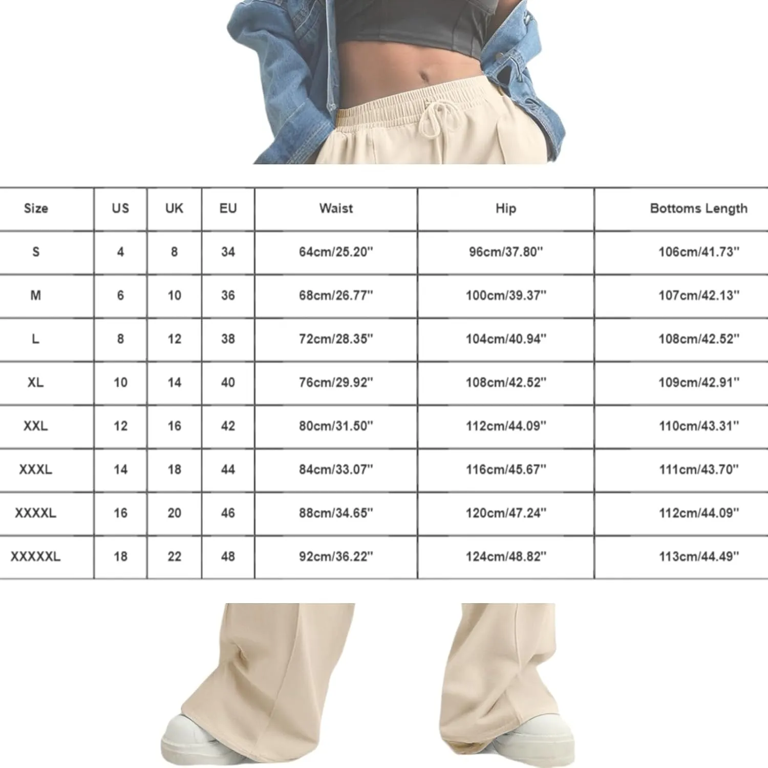 Oversized Wide Leg Sweatpants Women High Waisted Yoga Joggers with Pockets Joggers Sport Workout Active Baggy Trousers