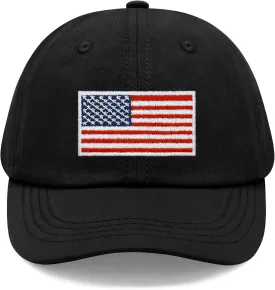 qikqik Toddler Baseball Hat Baby Baseball Cap Infant Hats Baby Ball Cap Kids 4th of July Hats Toddler American Flag Hat USA