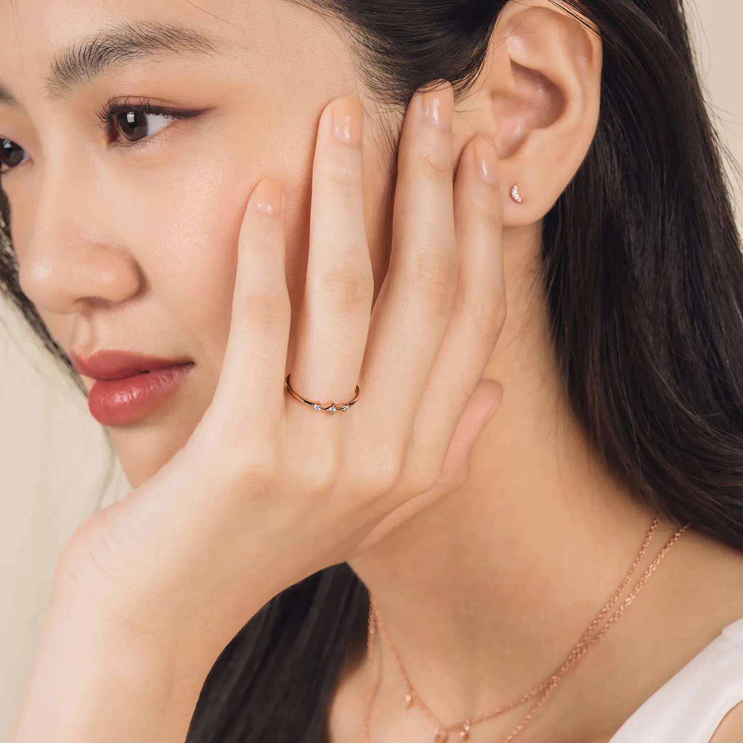 Rose Gold Selena Ring