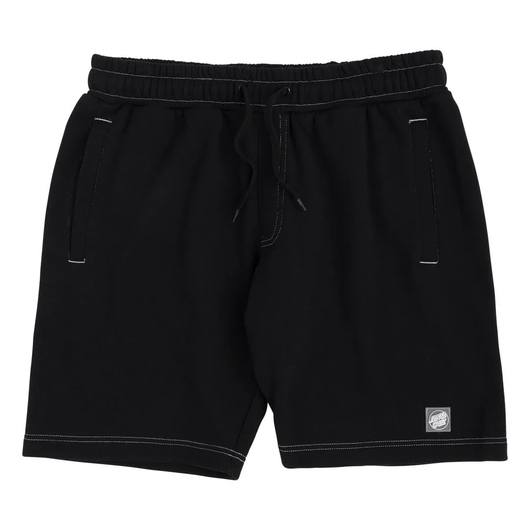 Santa Cruz Travelers Opus Sweat Shorts Black Mens