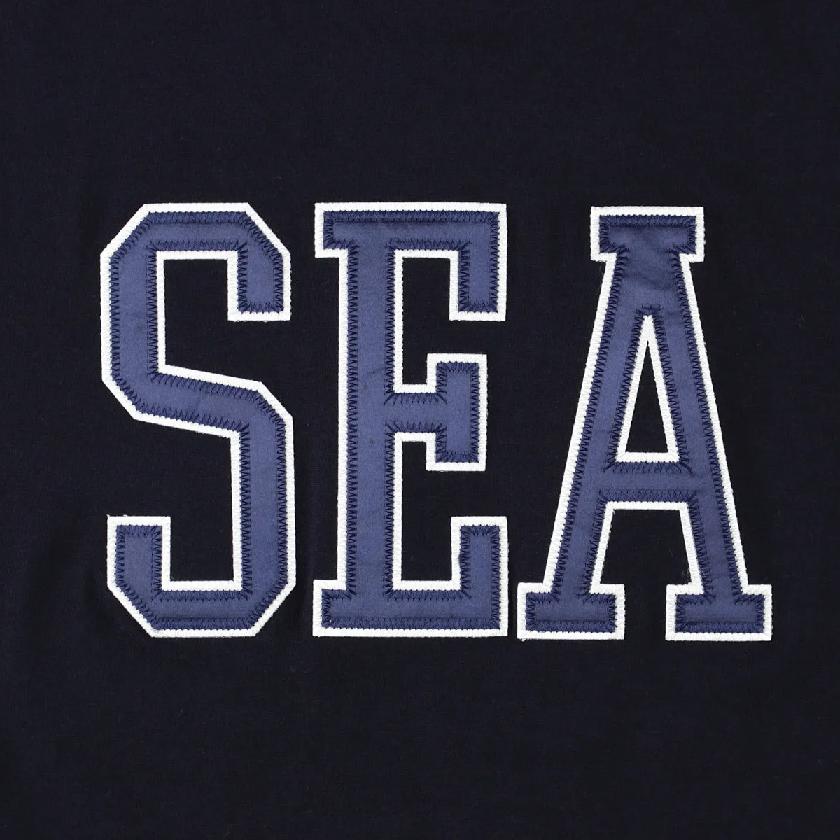 Satin Patch L/S Tee / NAVY