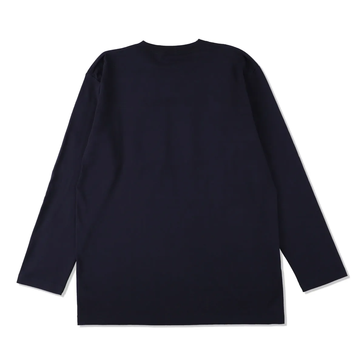 Satin Patch L/S Tee / NAVY