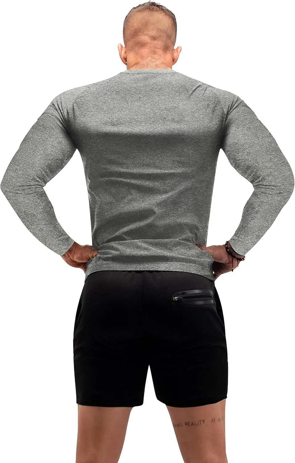 Sauna Shirt for Men Sweat Suit Compression T-Shirt Weight Loss Body Shaper Shirts for Workout Sports