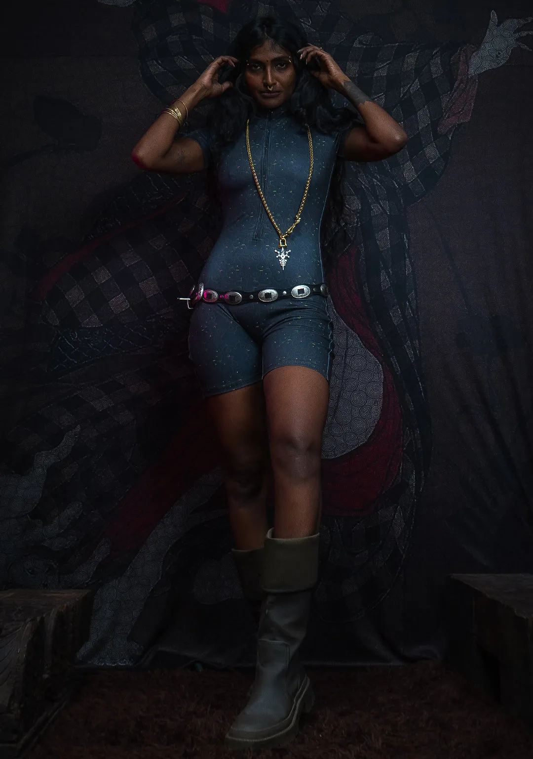 Short Bodysuit  / Sportswear - REBIRTH OF IKARO Forest