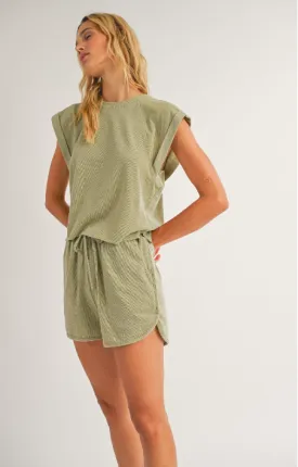 Sightseeing Cuff Sleeve Top