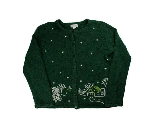 Snowy Night-Small Christmas Sweater