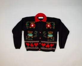 Teddy Bear Love-Small Christmas Sweater
