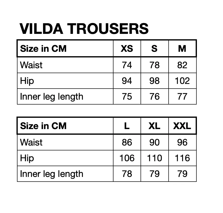 Vilda Trousers - Black