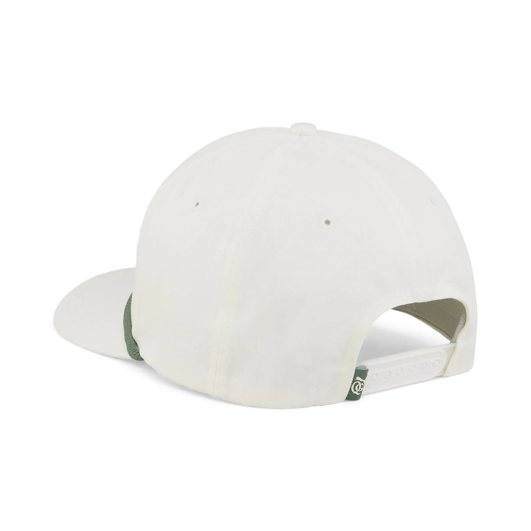 X QGC Rope Cap Warm White/Deep Forest - SS24