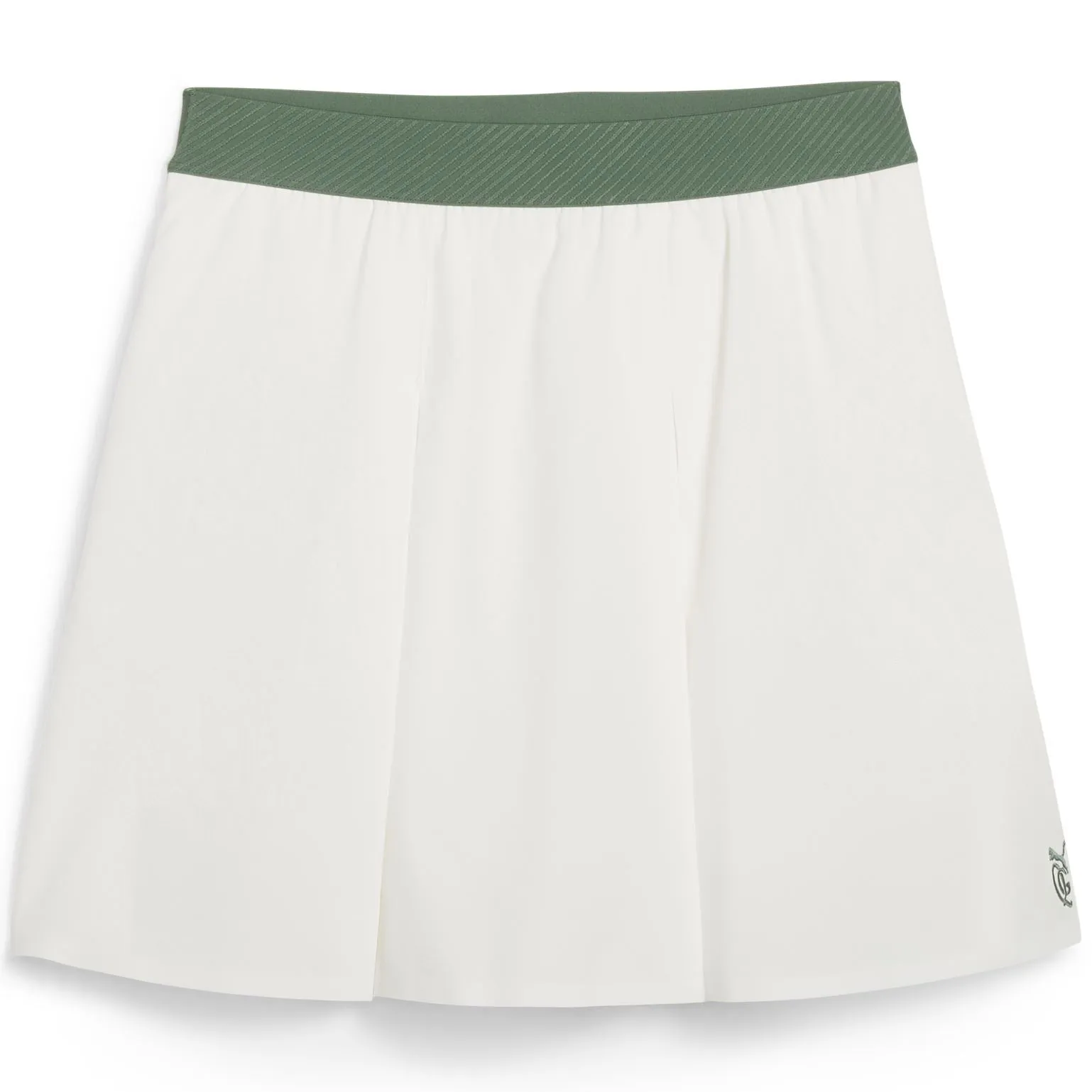 X QGC Womens Pleated Skirt Warm White - SS24