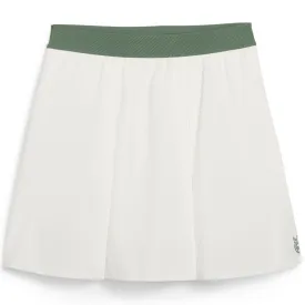 X QGC Womens Pleated Skirt Warm White - SS24